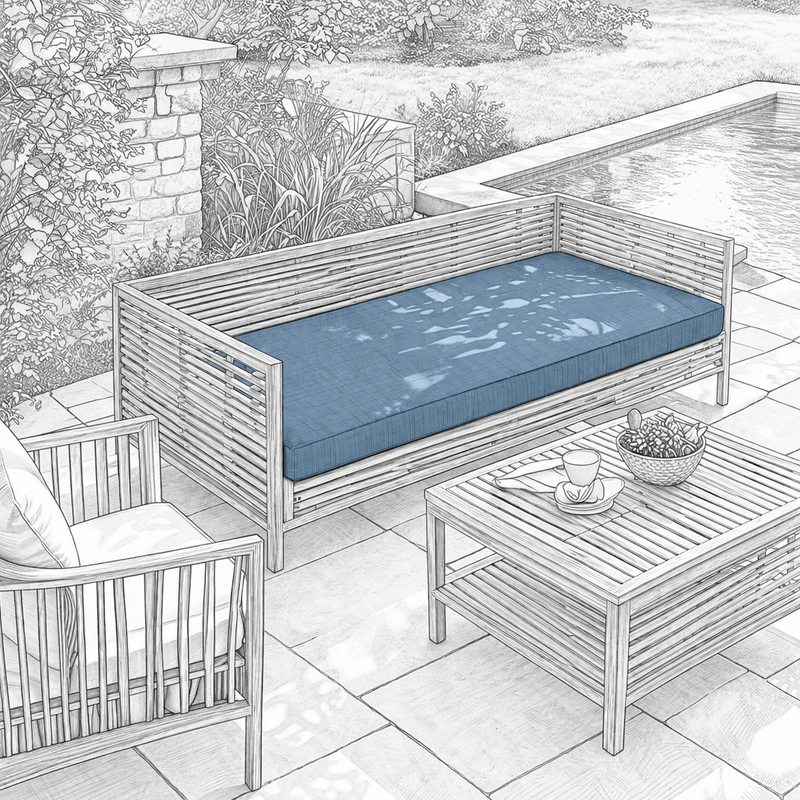 Outdoor Custom Couch Seat Cushions