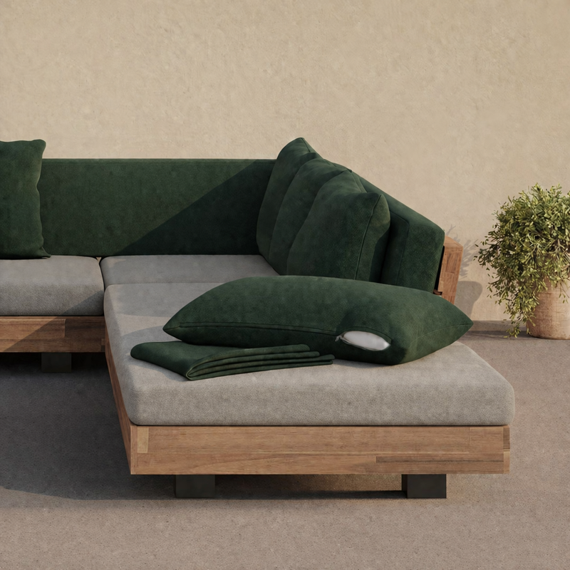 Outdoor Zippered Sofa Cushion Covers
