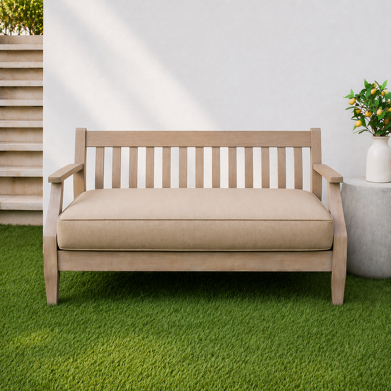 Custom Outdoor Loveseat Cushions