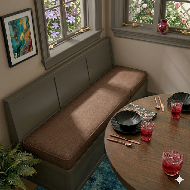 Rectangle Banquette Bench Cushions