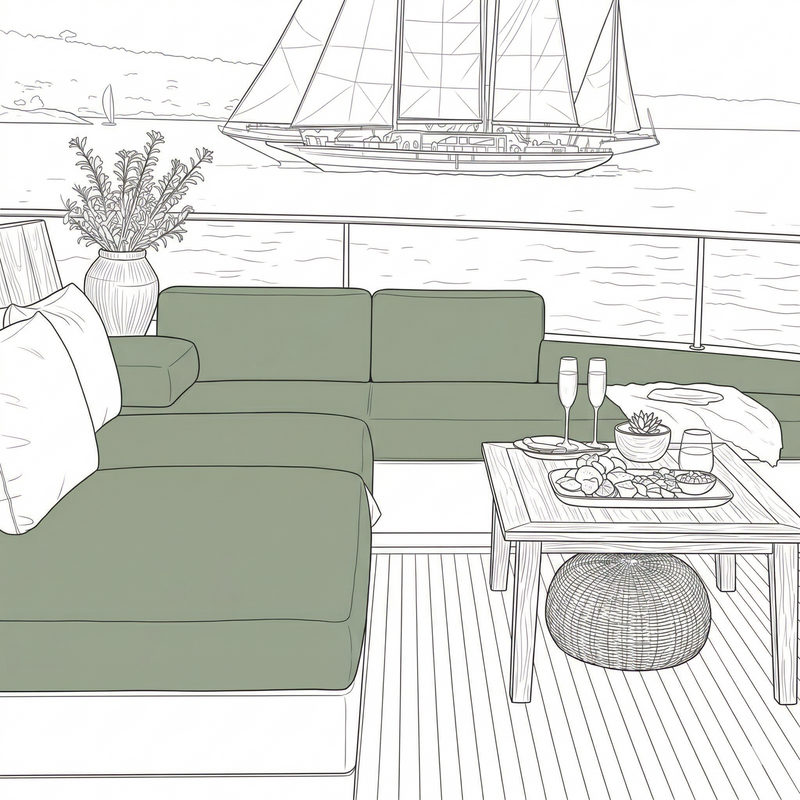 Custom Boat Seat Cushions