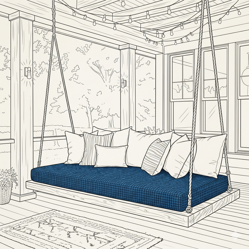 Porch Swing Cushions
