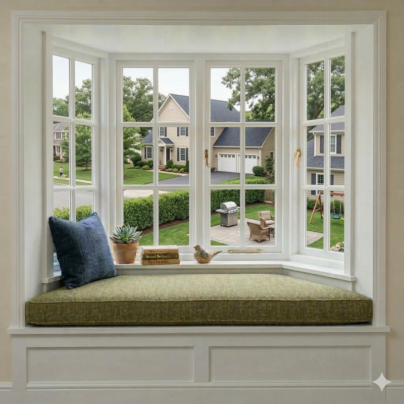 Trapezoid Bay Window Cushions